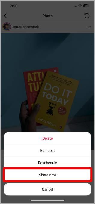 Instagramアプリで投稿とリールを無料でスケジュールする方法