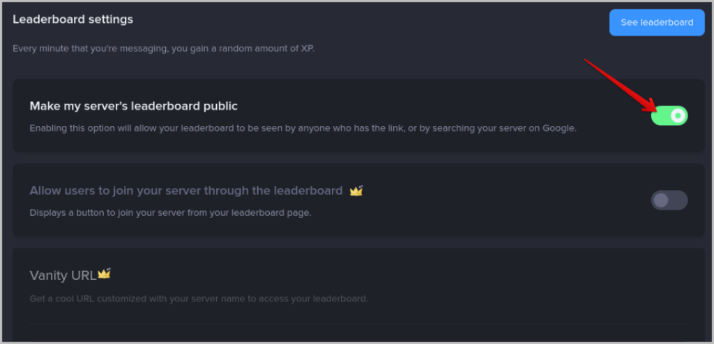 MEE6 レベル向けの無料の代替 Discord ボット